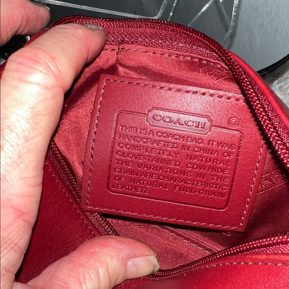 Coach Vintage Red Skinny Case